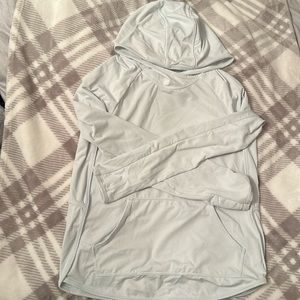 Athleta Girl light weight hoodie - light blue size L/12